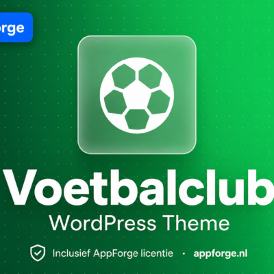 WordPress Template Voietbalclub